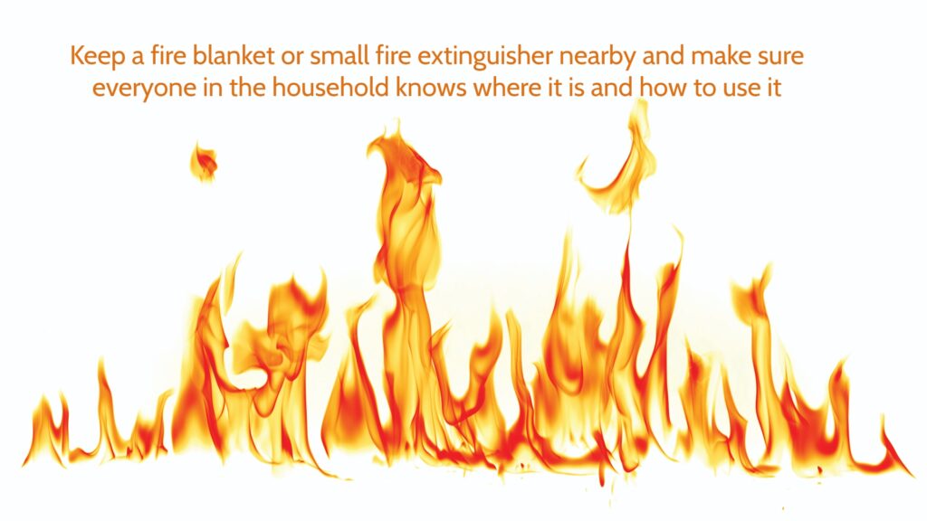 fire flames isolated on white background