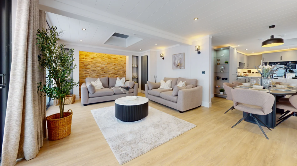 wessex super lodge living room